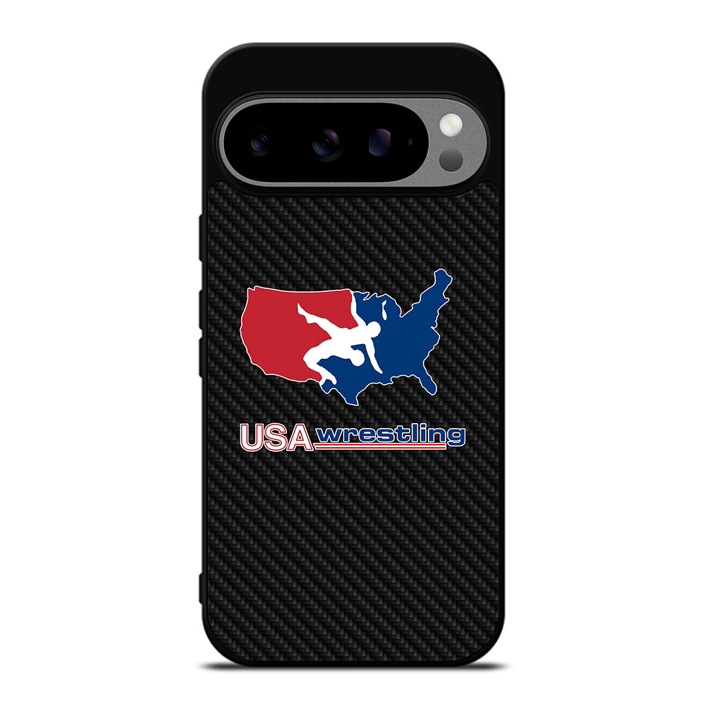 USA WRESTLING CARBON LOGO Google Pixel 9 Pro XL Case Cover