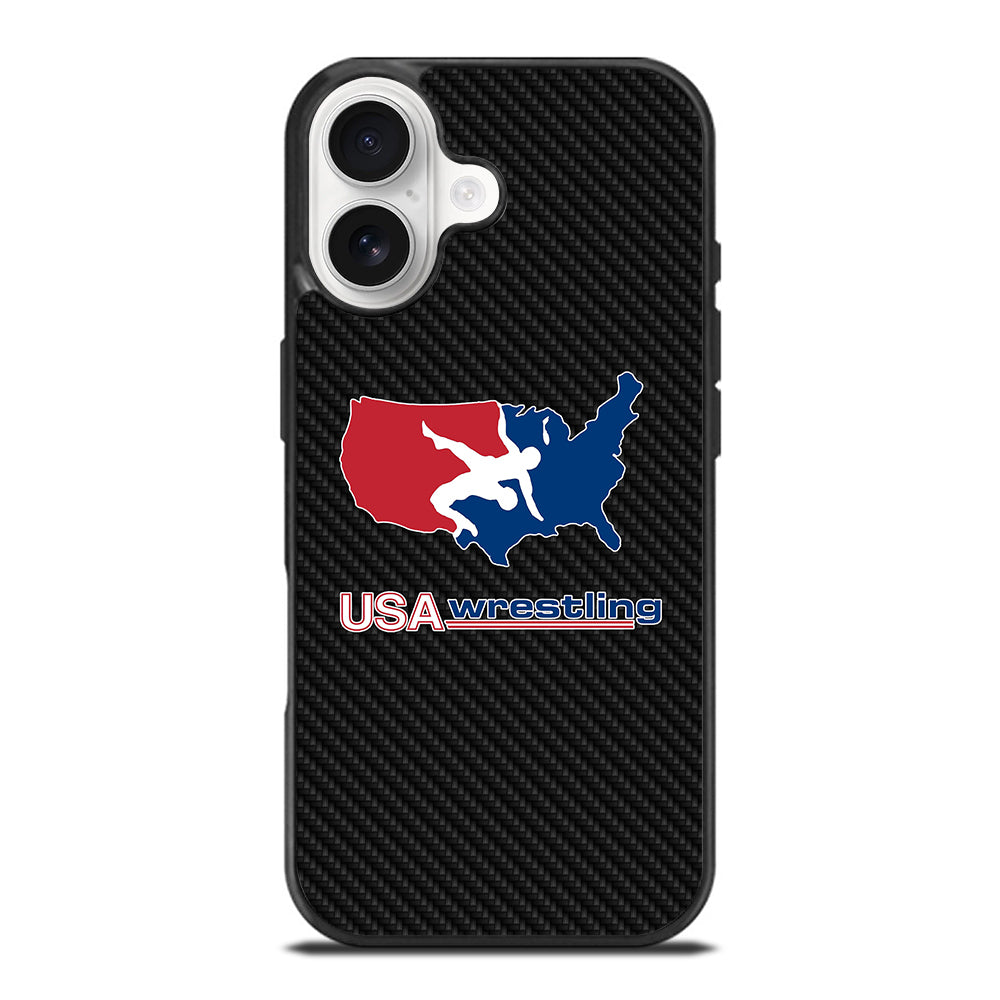 USA WRESTLING CARBON LOGO iPhone 17 Case Cover