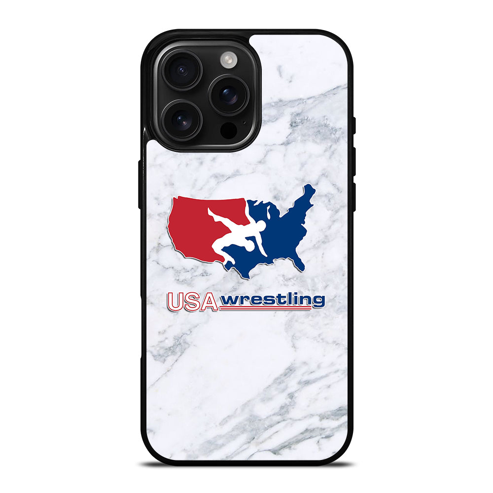USA WRESTLING MARBLE iPhone 16 Pro Max Case Cover