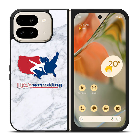 USA WRESTLING MARBLE Google Pixel 9 Pro Fold Case Cover