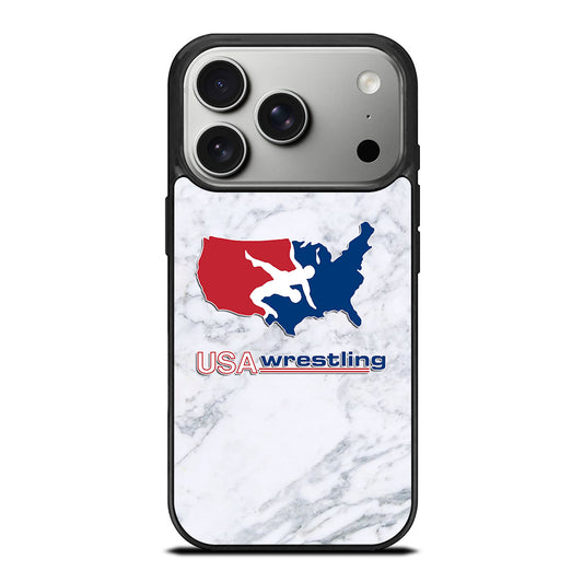 USA WRESTLING MARBLE iPhone 17 Pro Case Cover