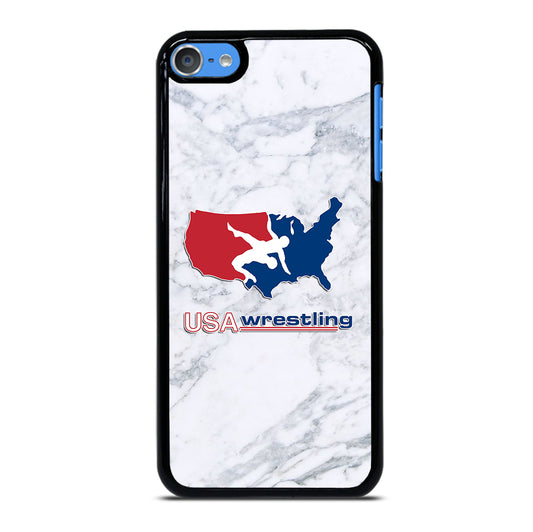 USA WRESTLING MARBLE iPod Touch 7 Case Cover