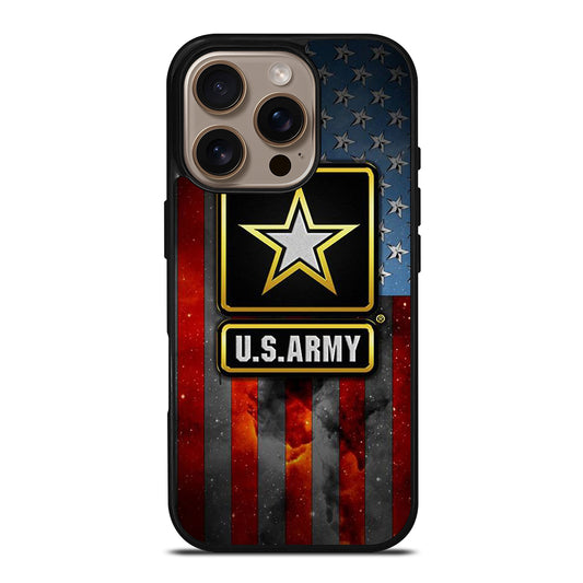 US ARMY USA MILITARY AMERICAN FLAG LOGO 2 iPhone 16 Pro Case Cover