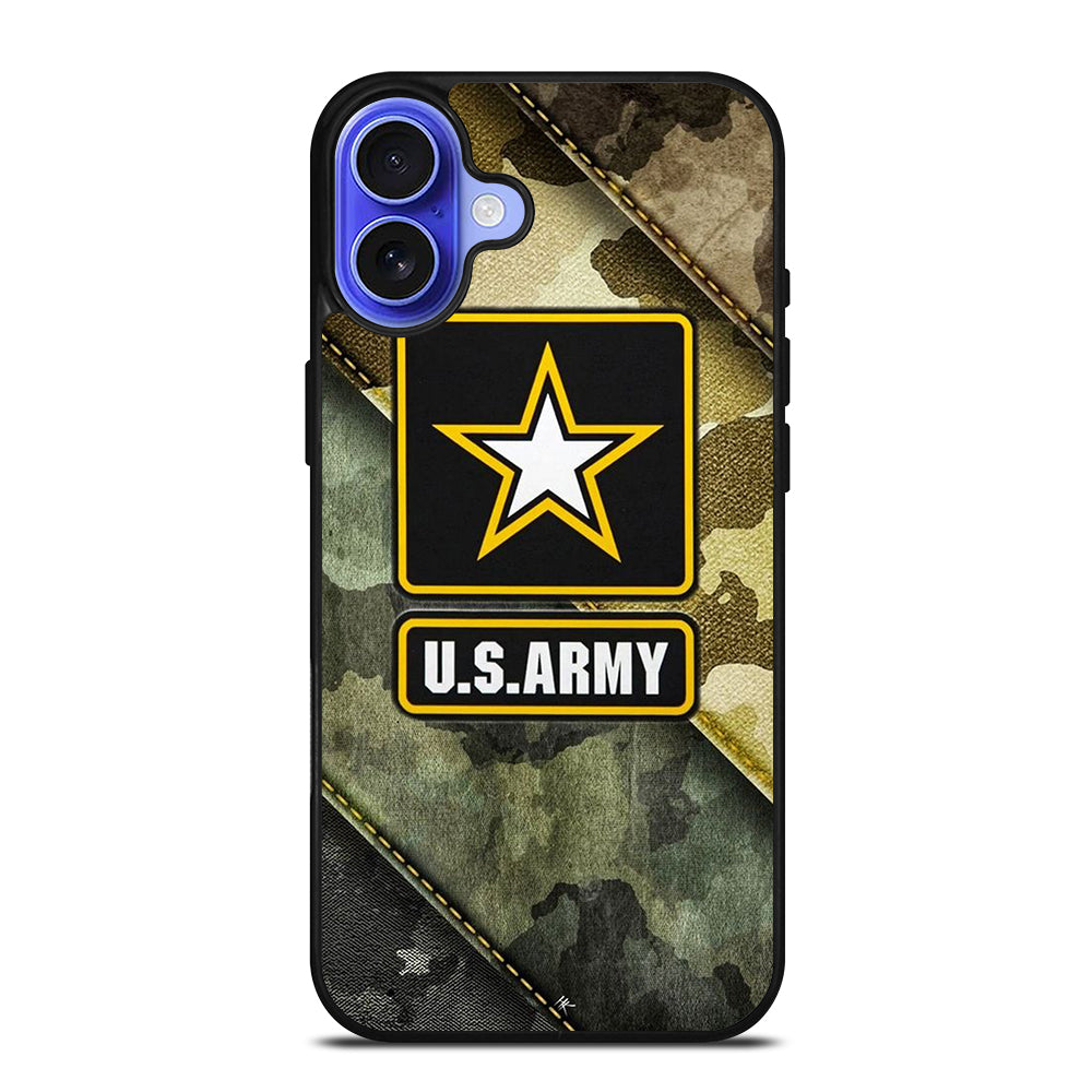 US ARMY USA MILITARY CAMO LOGO 2 iPhone 16 Case Cover