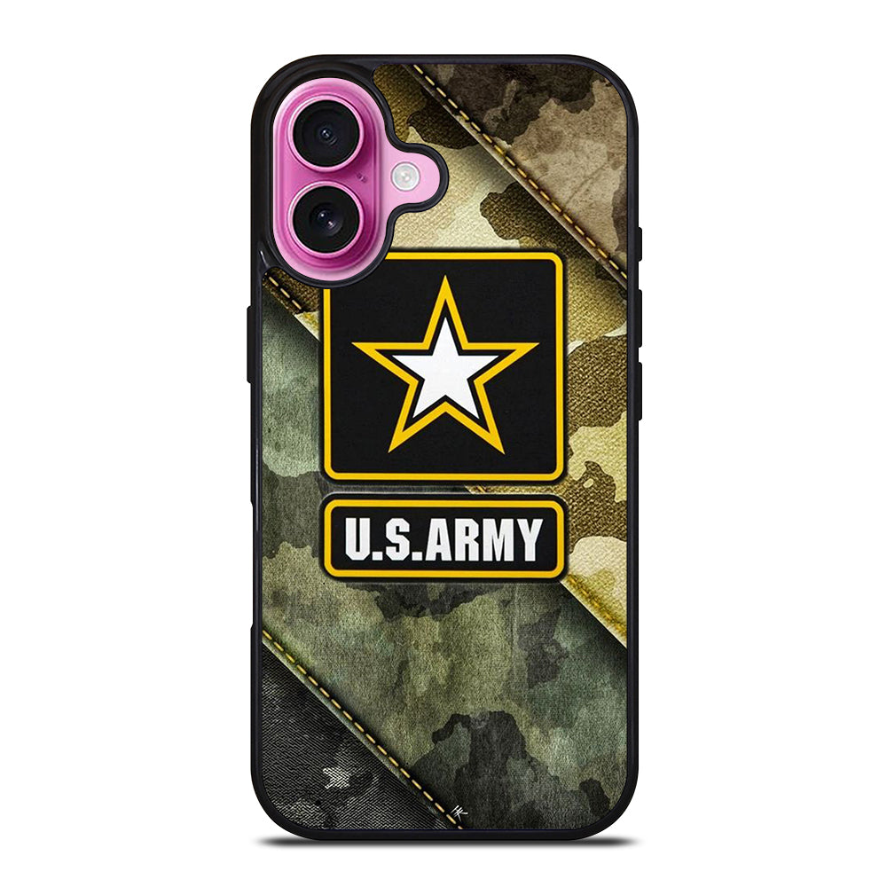 US ARMY USA MILITARY CAMO LOGO 2 iPhone 16 Plus Case Cover