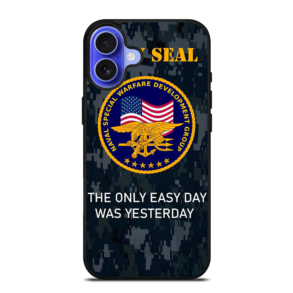 US NAVY SEAL CAMO ICON iPhone 16 Case Cover