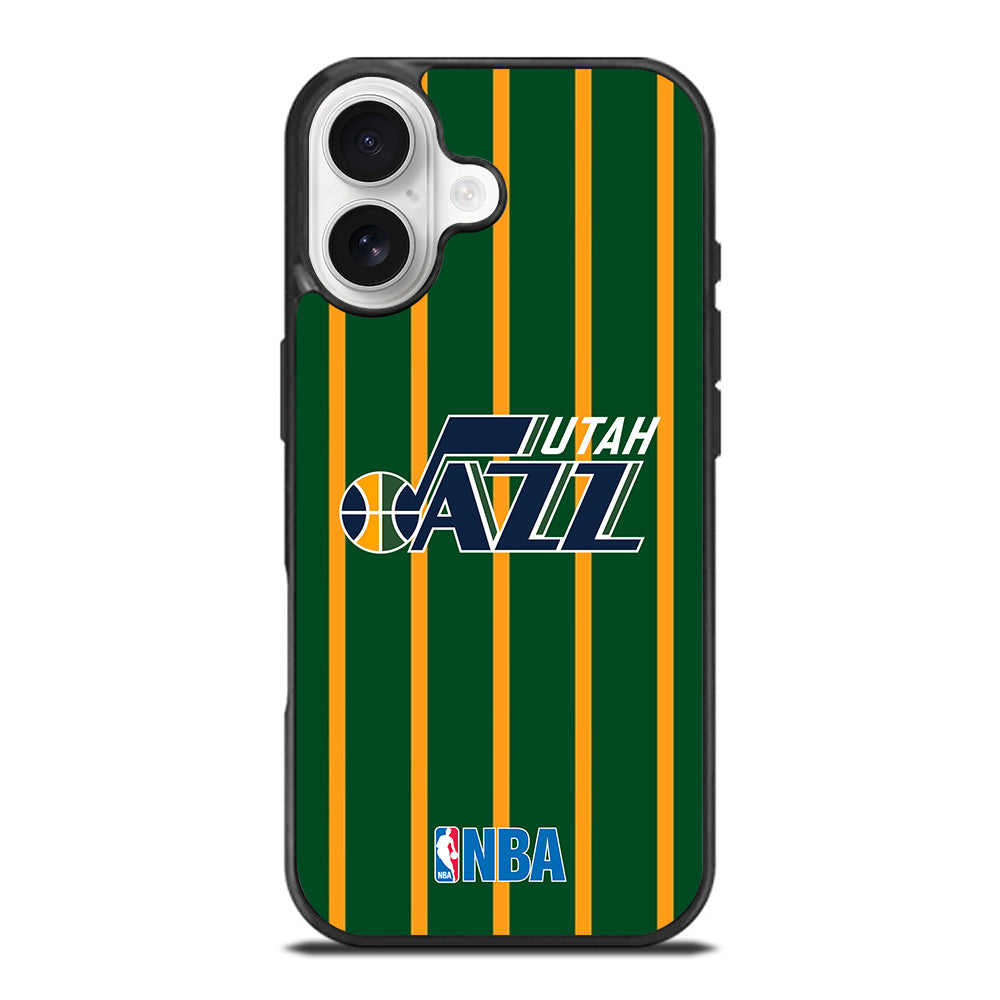 UTAH JAZZ STRIPE LOGO iPhone 17 Case Cover