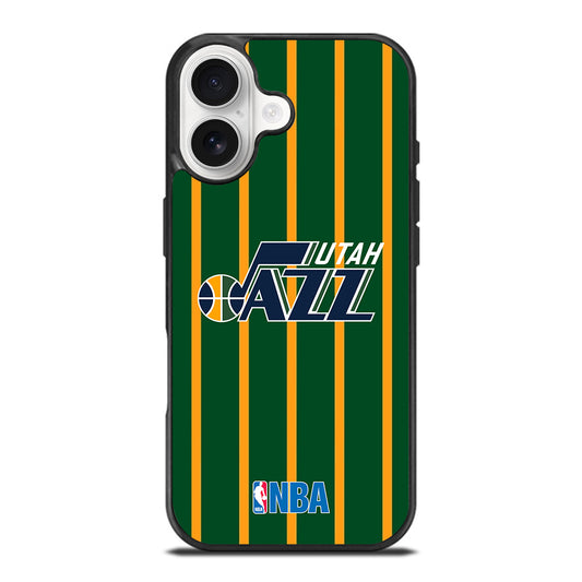 UTAH JAZZ STRIPE LOGO iPhone 17 Case Cover