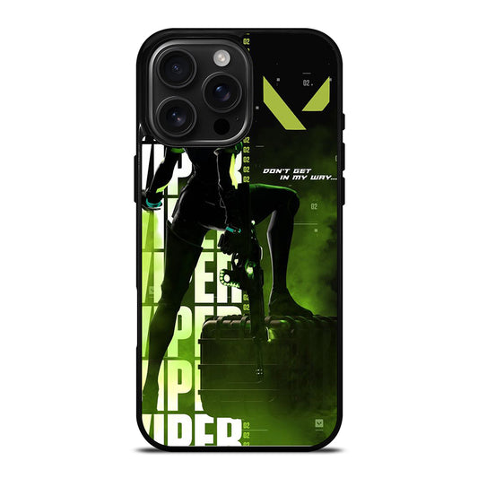 VALORANT VIPER 1 iPhone 16 Pro Max Case Cover