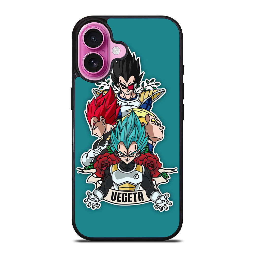 VEGETA ALL SSJ DRAGON BALL SUPER iPhone 16 Plus Case Cover