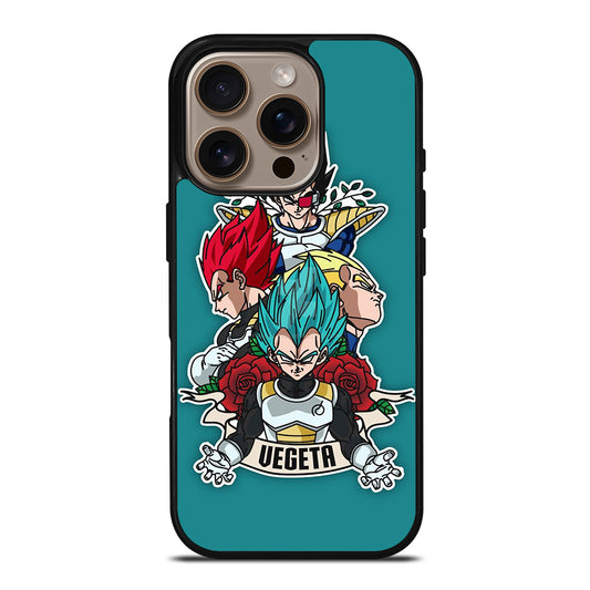VEGETA ALL SSJ DRAGON BALL SUPER iPhone 16 Pro Case Cover