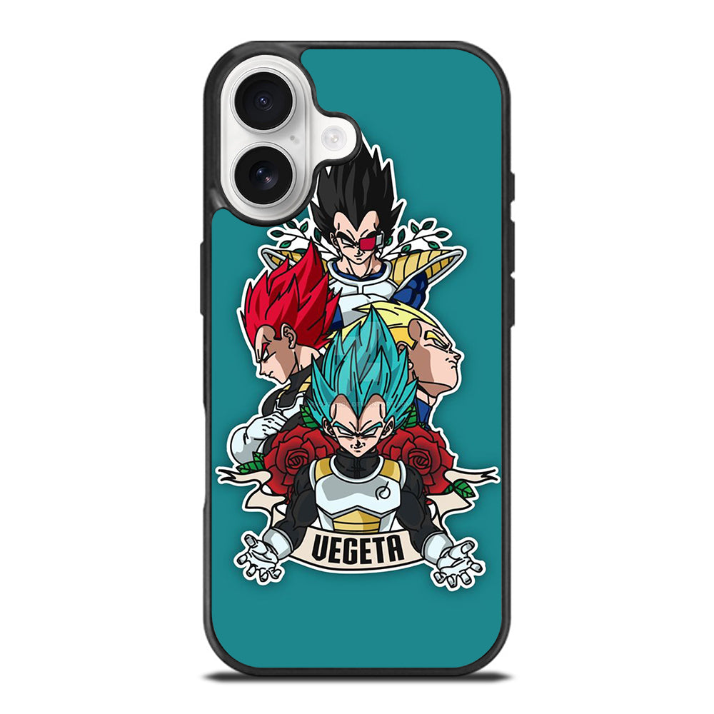 VEGETA ALL SSJ DRAGON BALL SUPER iPhone 17 Case Cover