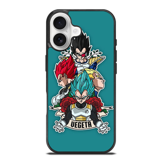 VEGETA ALL SSJ DRAGON BALL SUPER iPhone 17 Case Cover