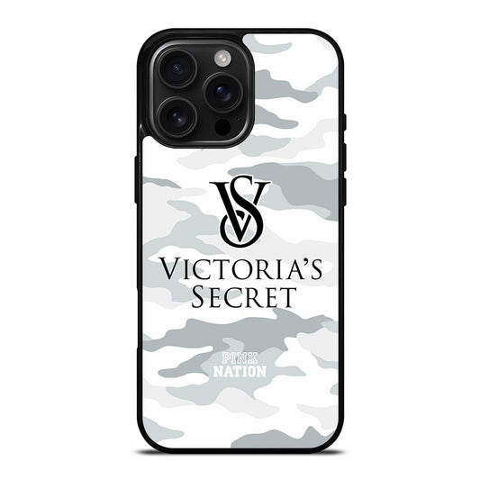 VICTORIA'S SECRET CAMO LOGO iPhone 16 Pro Max Case Cover