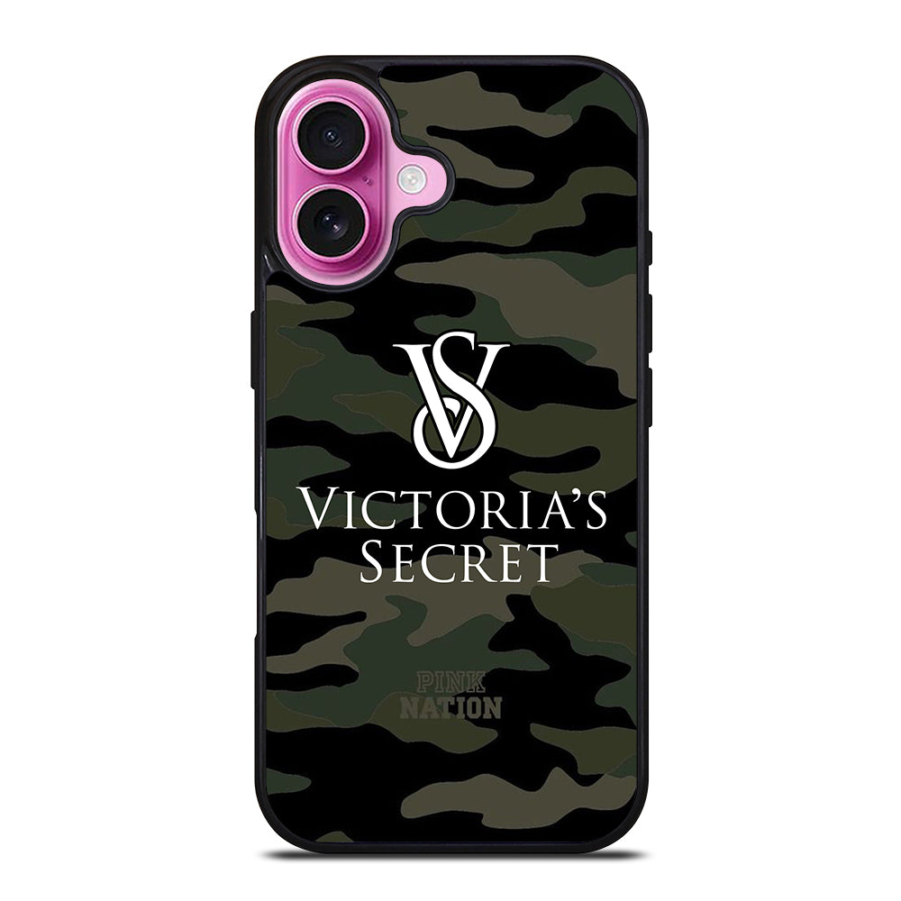 VICTORIA'S SECRET CAMO LOGO 2 iPhone 16 Plus Case Cover