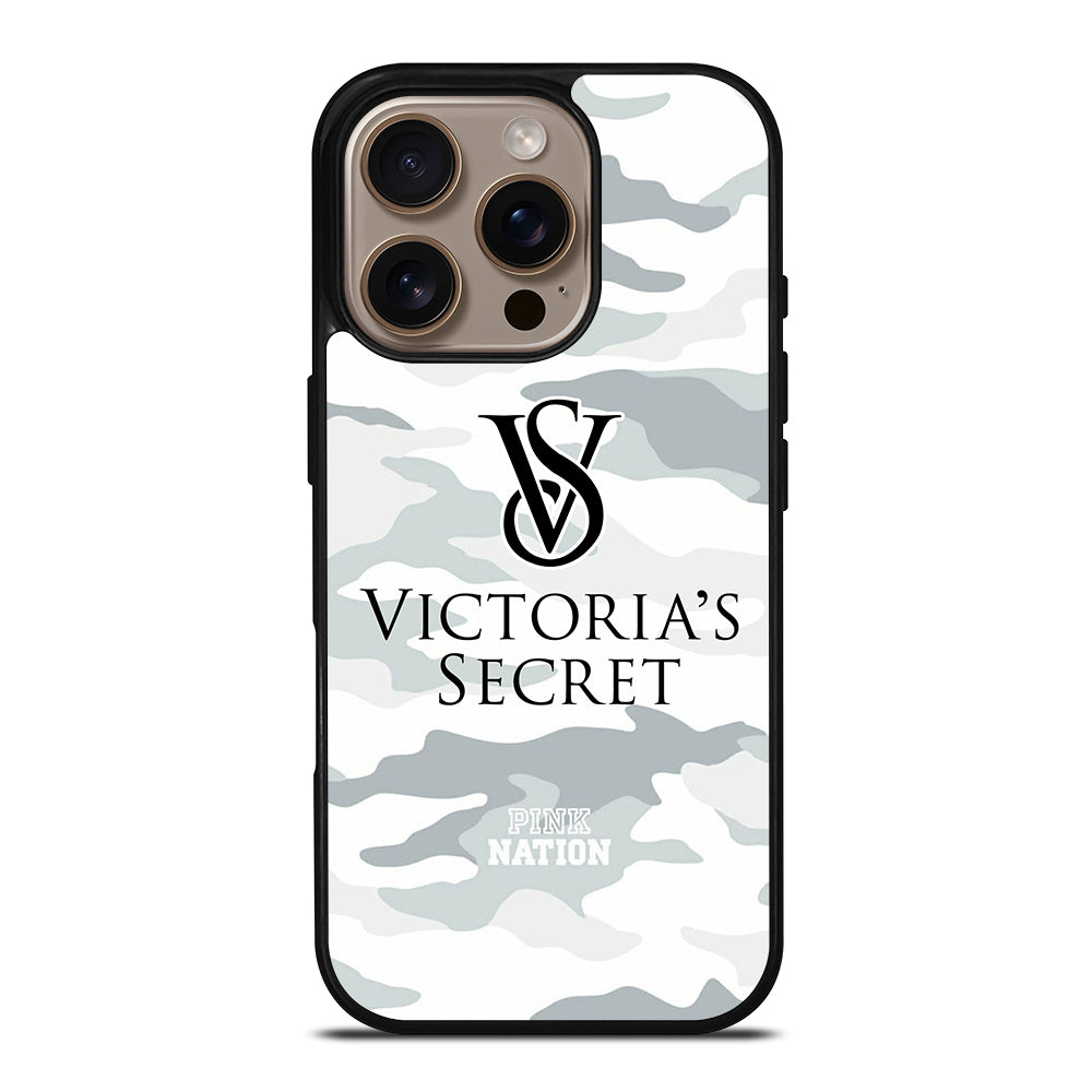 VICTORIA'S SECRET CAMO LOGO iPhone 16 Pro Case Cover
