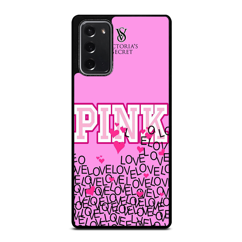 VICTORIA'S SECRET PINK LOVE Samsung Galaxy Note 20 Case Cover