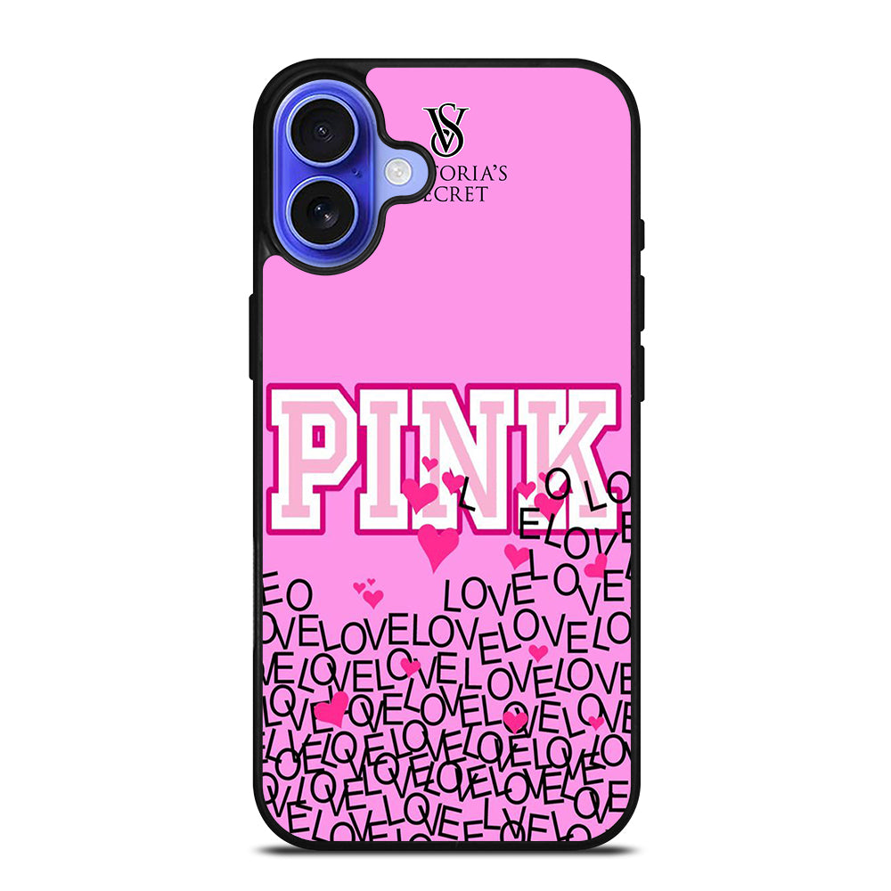 VICTORIA'S SECRET PINK LOVE iPhone 16 Case Cover