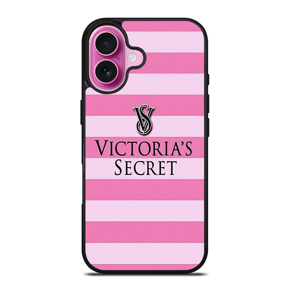 VICTORIA'S SECRET STRIPE LOGO 3 iPhone 16 Plus Case Cover