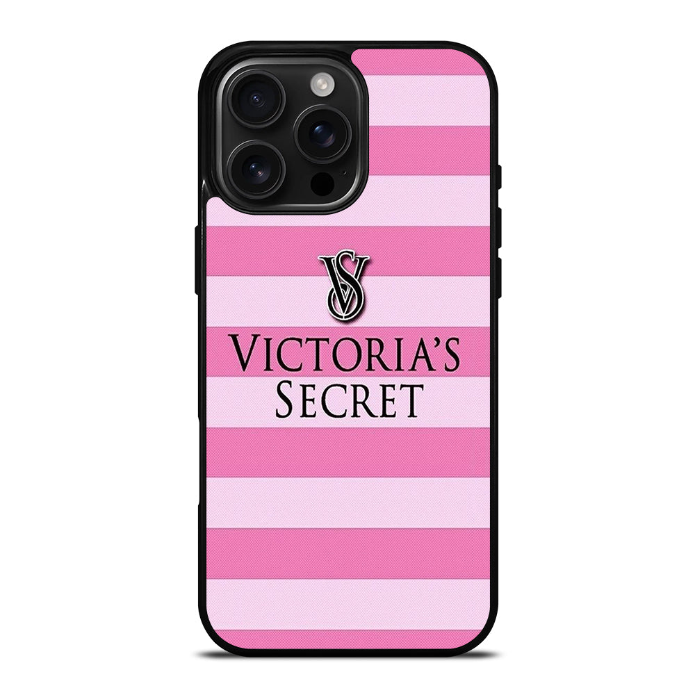 VICTORIA'S SECRET STRIPE LOGO 3 iPhone 16 Pro Max Case Cover