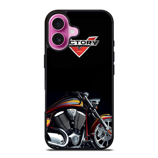 VICTORY LOGO MOTORCYCLE iPhone 16 Plus Case Cover