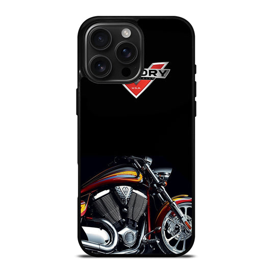 VICTORY LOGO MOTORCYCLE iPhone 16 Pro Max Case Cover