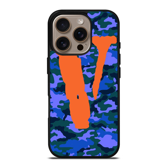 VLONE LOGO CAMO 3 iPhone 16 Pro Case Cover