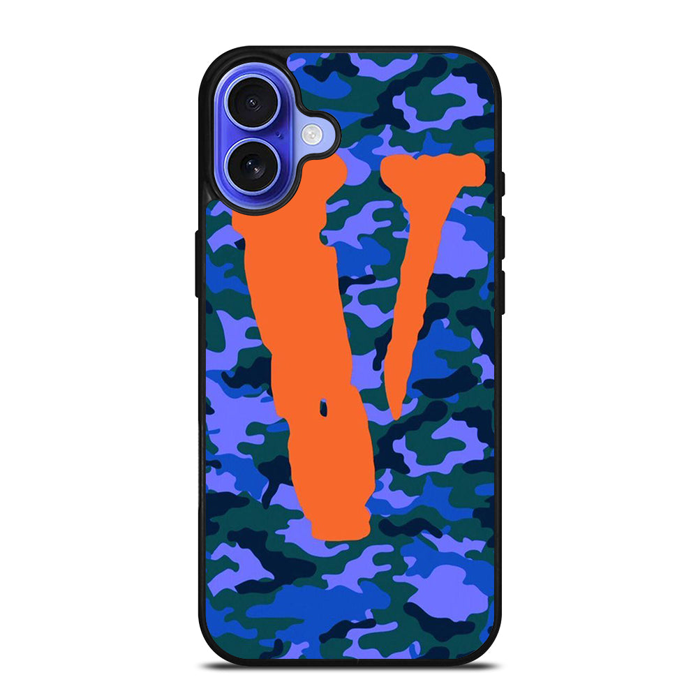 VLONE LOGO CAMO 3 iPhone 16 Case Cover