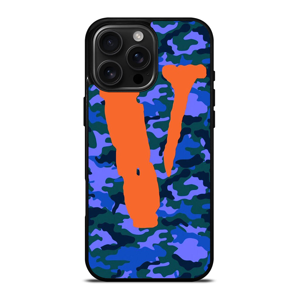 VLONE LOGO CAMO 3 iPhone 16 Pro Max Case Cover