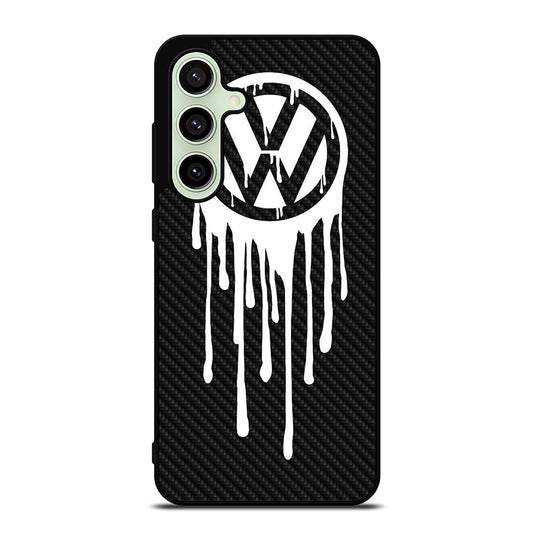 VOLKSWAGEN VW LOGO CARBON Samsung Galaxy S24 FE Case Cover