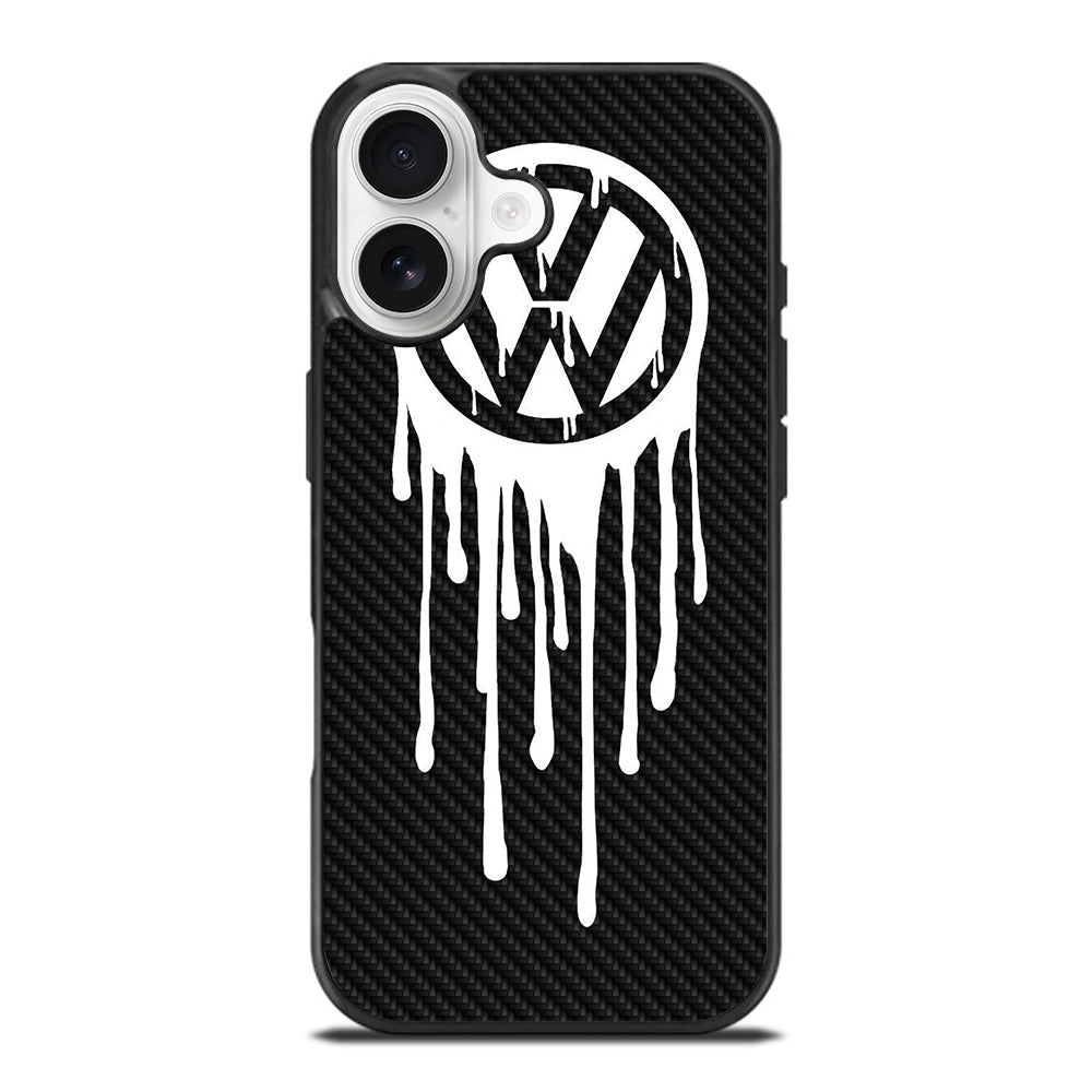 VOLKSWAGEN VW LOGO CARBON iPhone 17 Case Cover