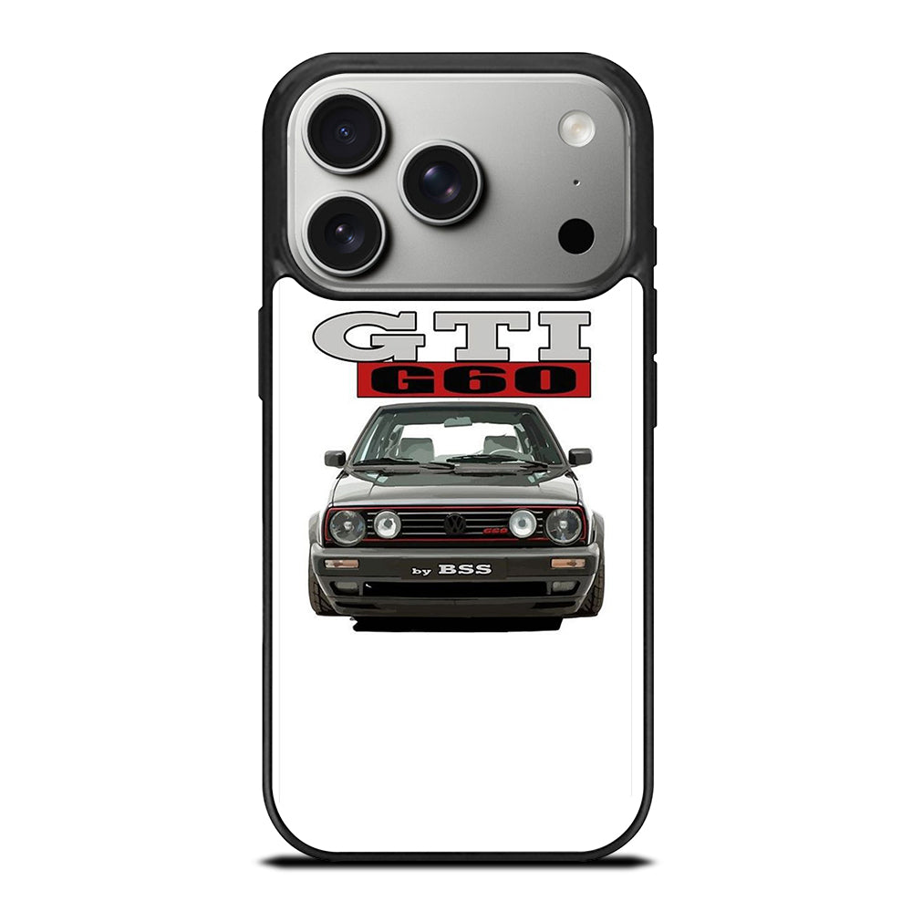 VW VOLKSWAGEN GTI CAR BLACK iPhone 17 Pro Case Cover
