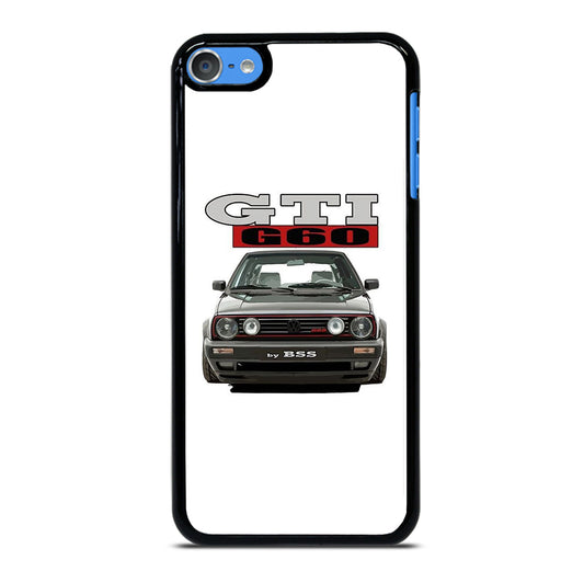 VW VOLKSWAGEN GTI CAR BLACK iPod Touch 7 Case Cover