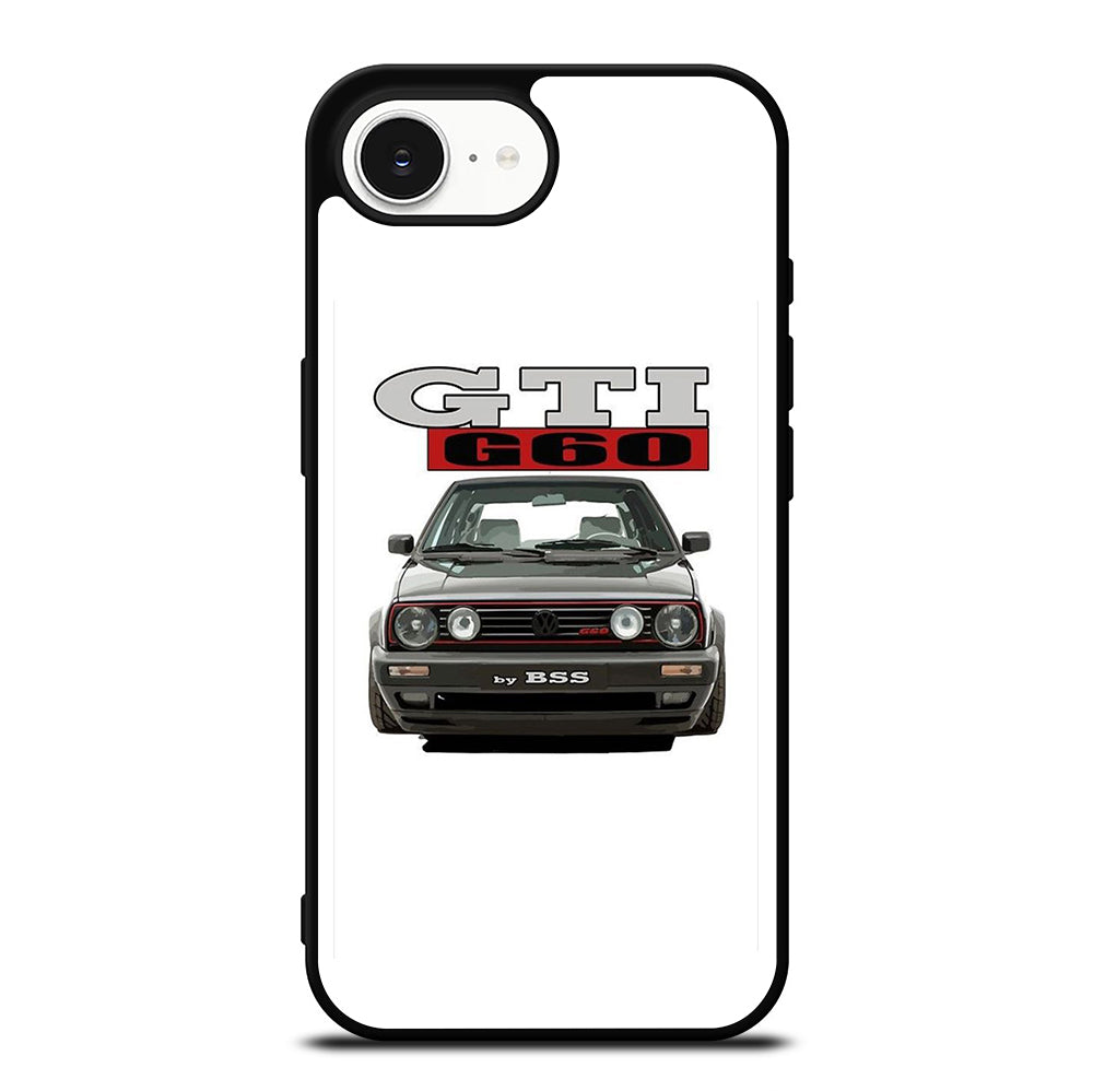 VW VOLKSWAGEN GTI CAR BLACK iPhone 16e Case Cover