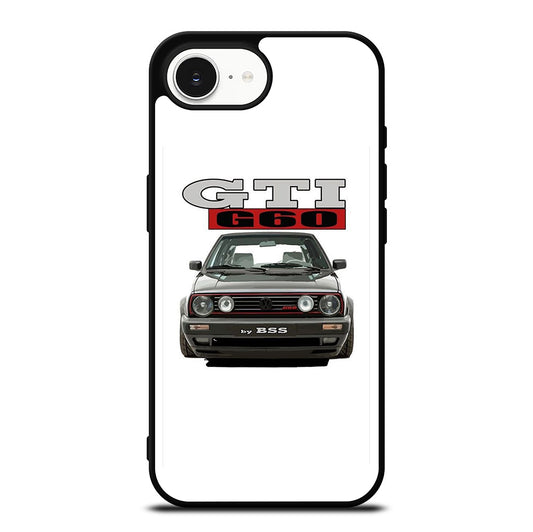 VW VOLKSWAGEN GTI CAR BLACK iPhone 16e Case Cover