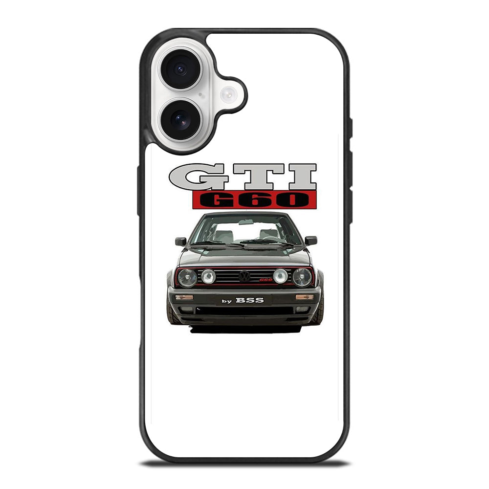 VW VOLKSWAGEN GTI CAR BLACK iPhone 17 Case Cover