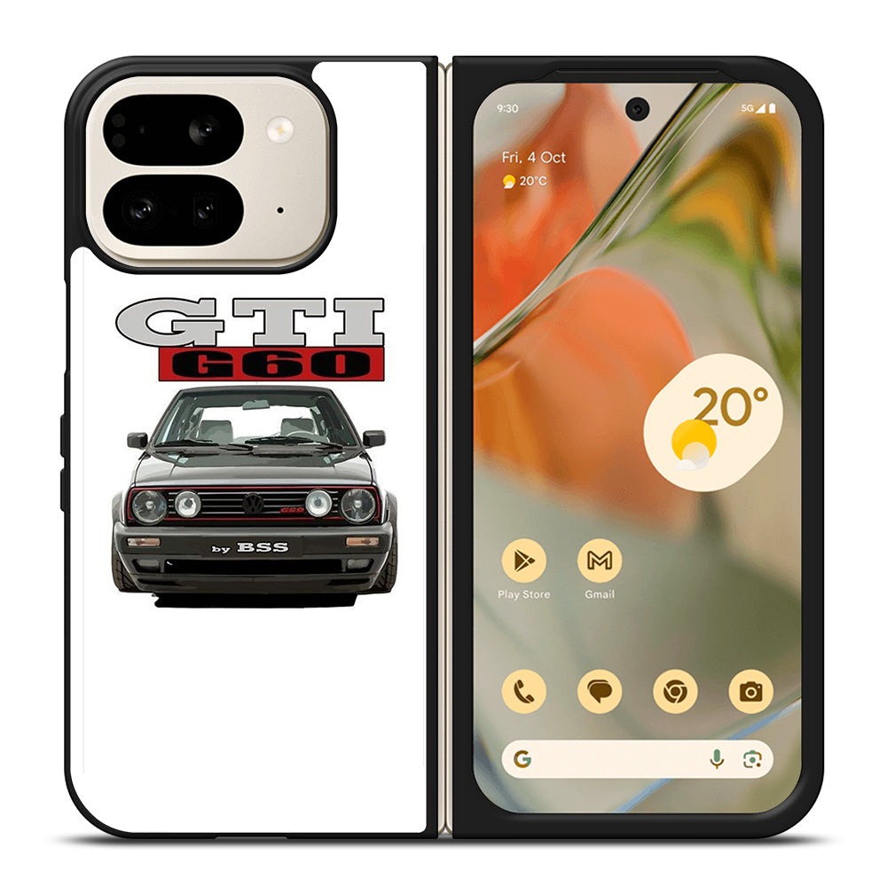 VW VOLKSWAGEN GTI CAR BLACK Google Pixel 9 Pro Fold Case Cover
