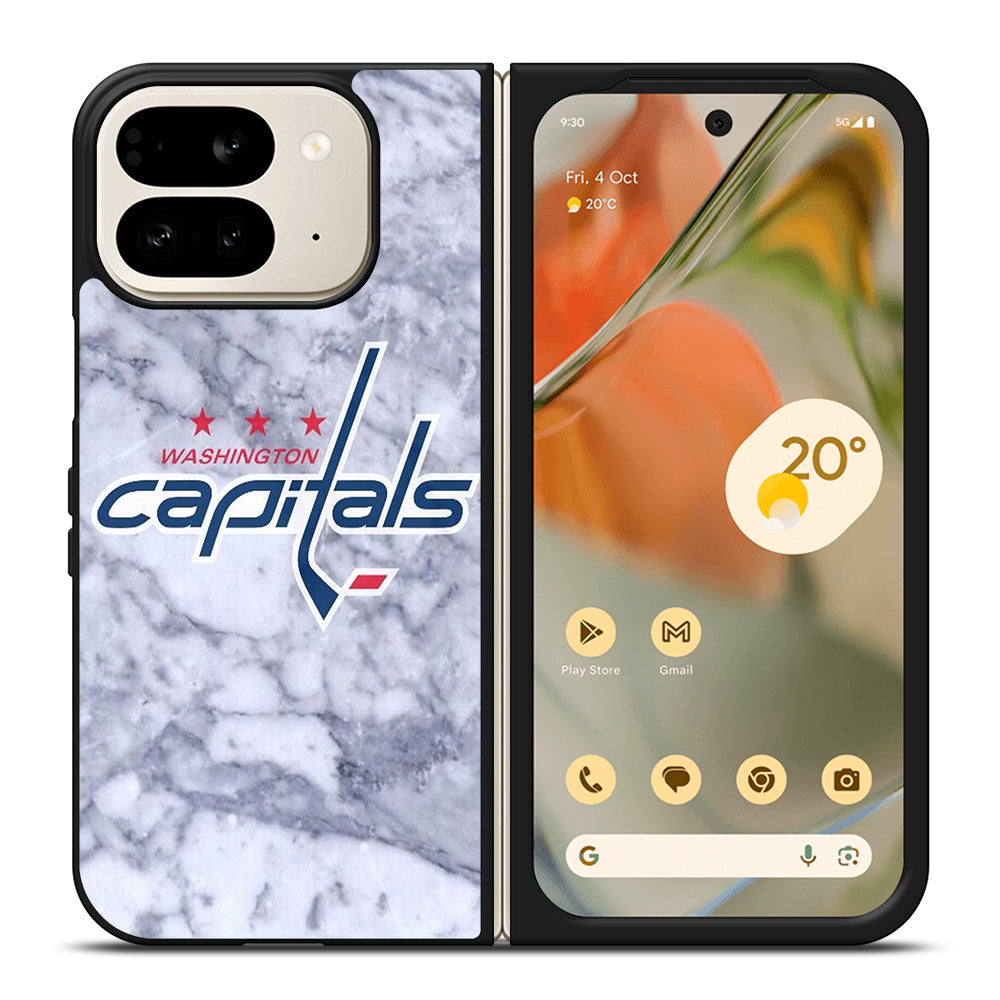 WASHINGTON CAPITALS MARBLE LOGO Google Pixel 9 Pro Fold Case Cover