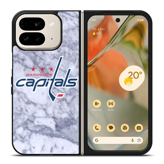 WASHINGTON CAPITALS MARBLE LOGO Google Pixel 9 Pro Fold Case Cover