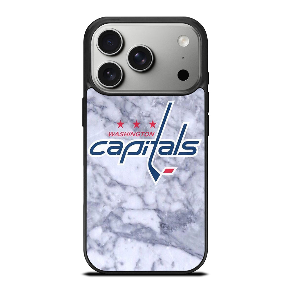 WASHINGTON CAPITALS MARBLE LOGO iPhone 17 Pro Case Cover