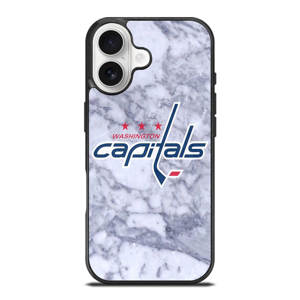 WASHINGTON CAPITALS MARBLE LOGO iPhone 17 Case Cover