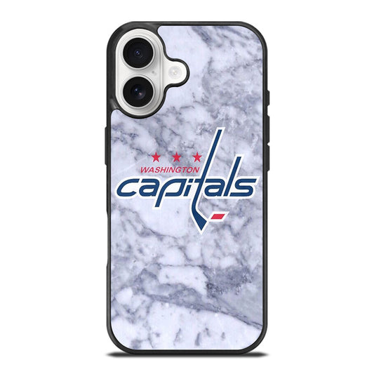 WASHINGTON CAPITALS MARBLE LOGO iPhone 17 Case Cover