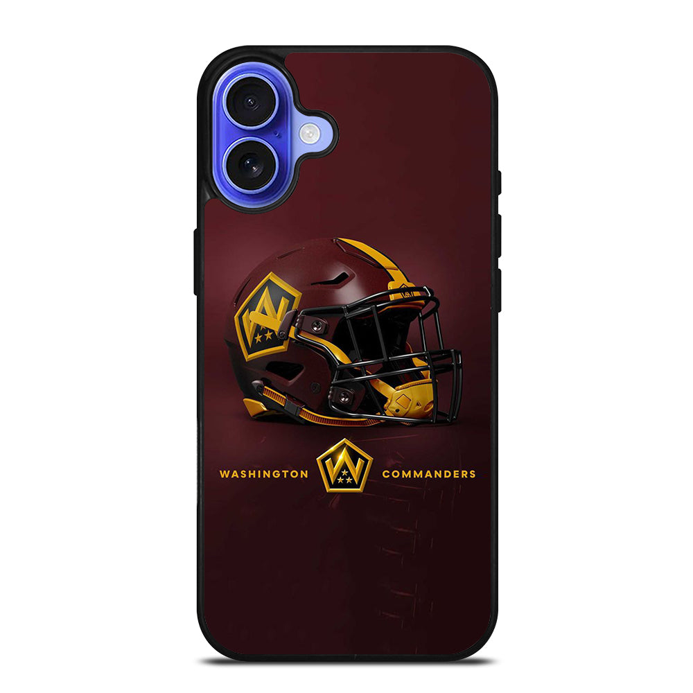 WASHINGTON COMMANDERS HELMET iPhone 16 Case Cover