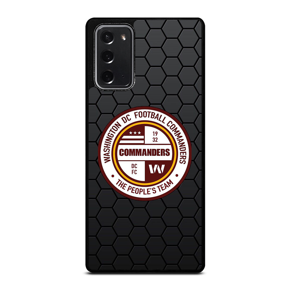 WASHINGTON COMMANDERS HEXAGON Samsung Galaxy Note 20 Case Cover