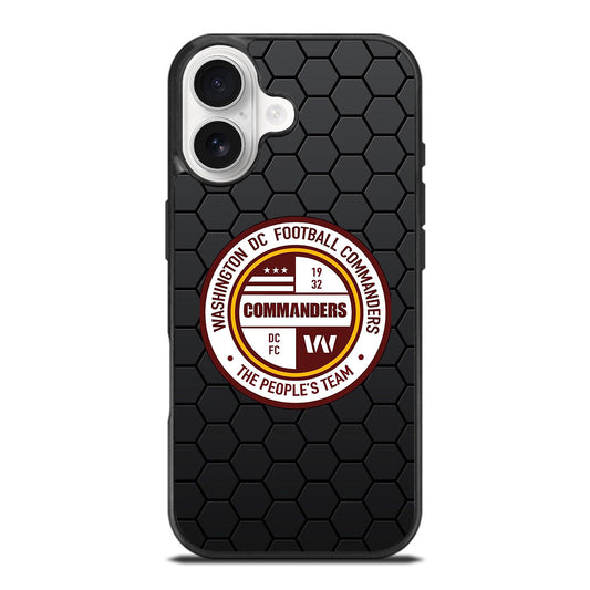 WASHINGTON COMMANDERS HEXAGON iPhone 17 Case Cover