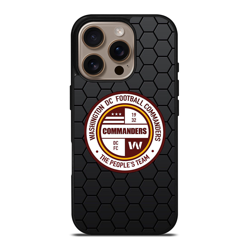 WASHINGTON COMMANDERS HEXAGON iPhone 16 Pro Case Cover