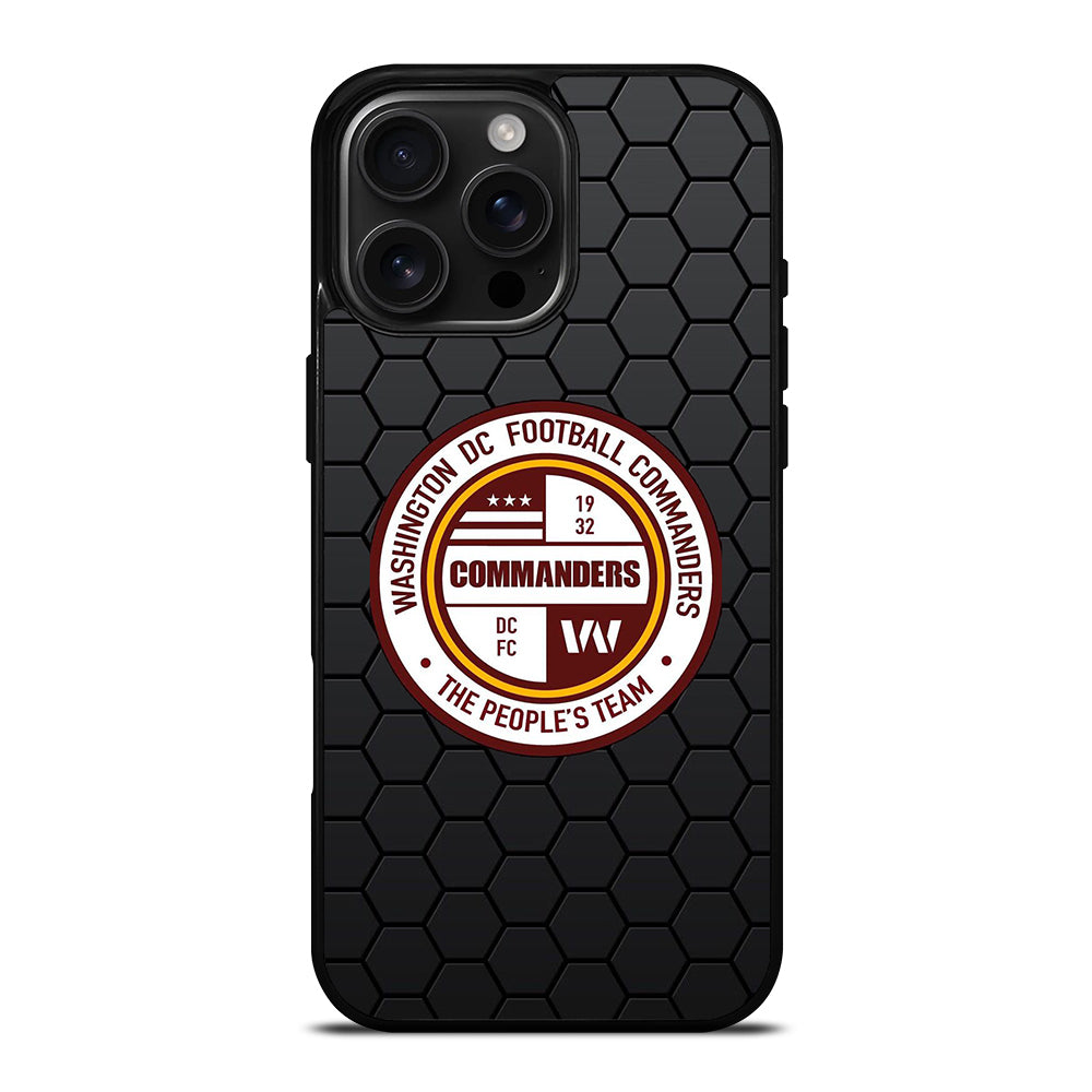 WASHINGTON COMMANDERS HEXAGON iPhone 16 Pro Max Case Cover