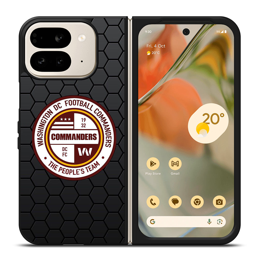 WASHINGTON COMMANDERS HEXAGON Google Pixel 9 Pro Fold Case Cover