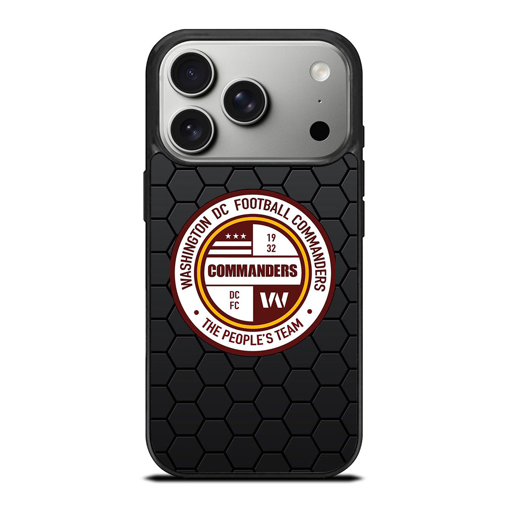 WASHINGTON COMMANDERS HEXAGON iPhone 17 Pro Case Cover