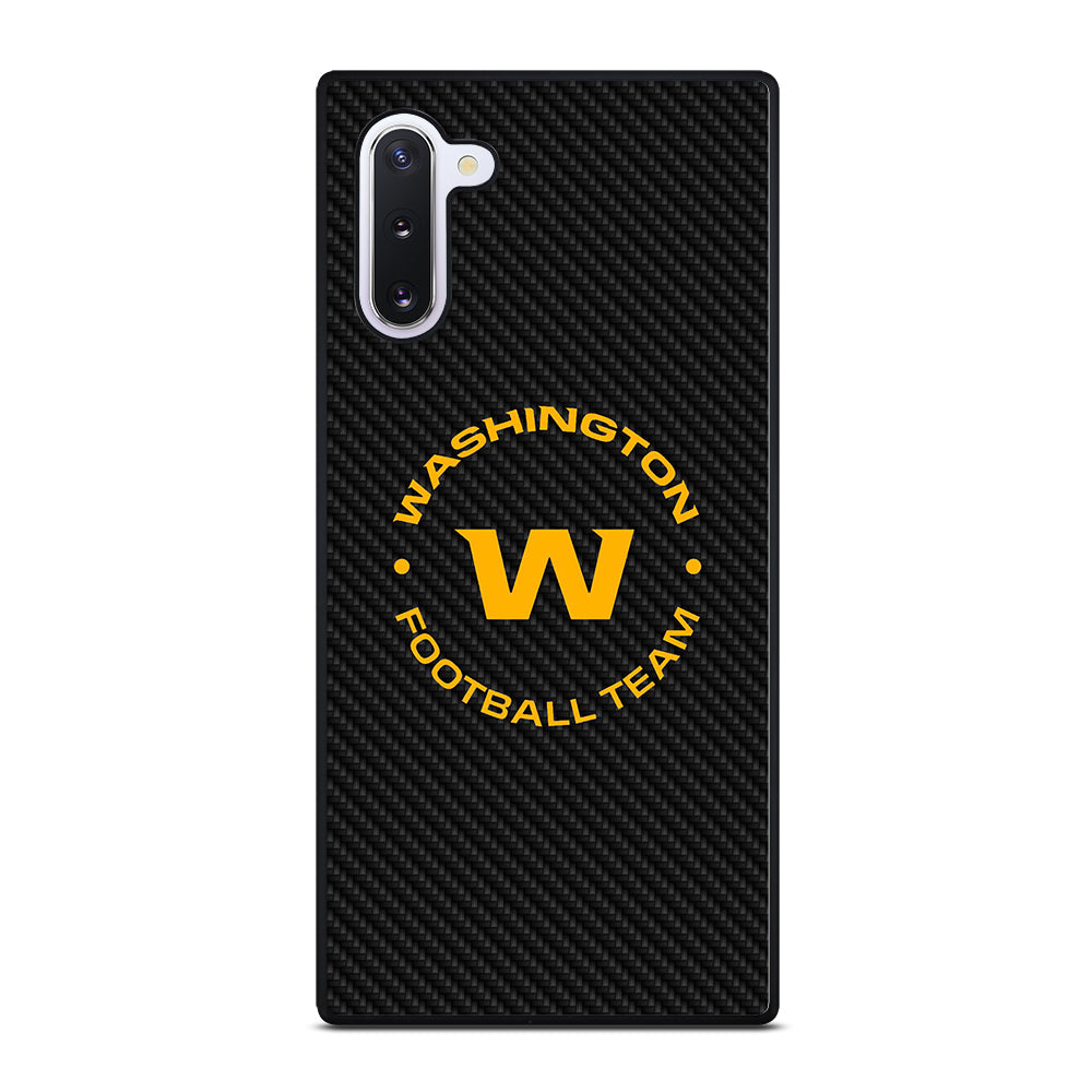 WASHINGTON FOOTBALL LOGO CARBON Samsung Galaxy Note 10 Case Cover